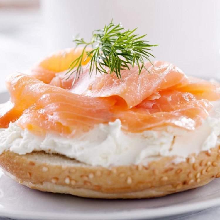 Cream Cheese & Salmon Bagel