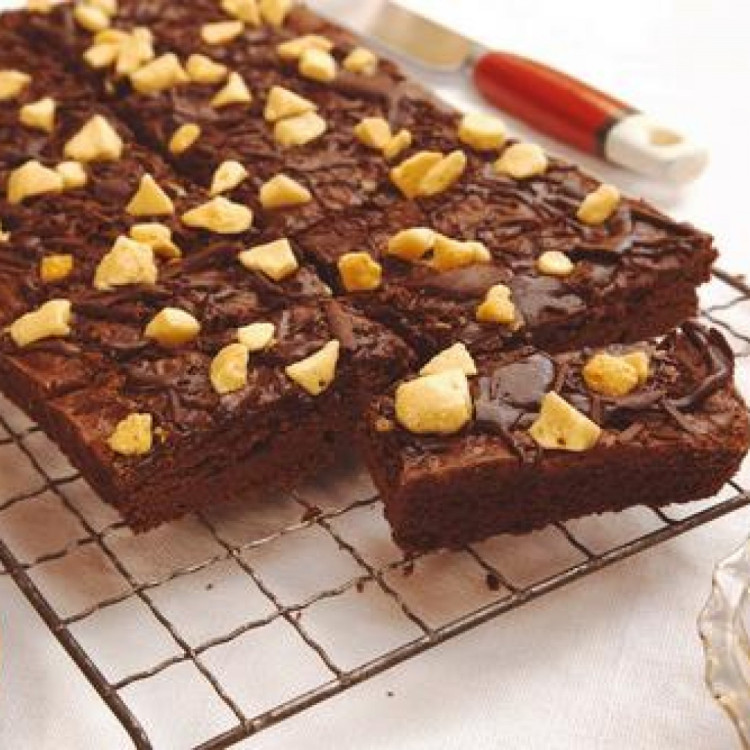 Vegan/GF Cinder Toffee Brownie 