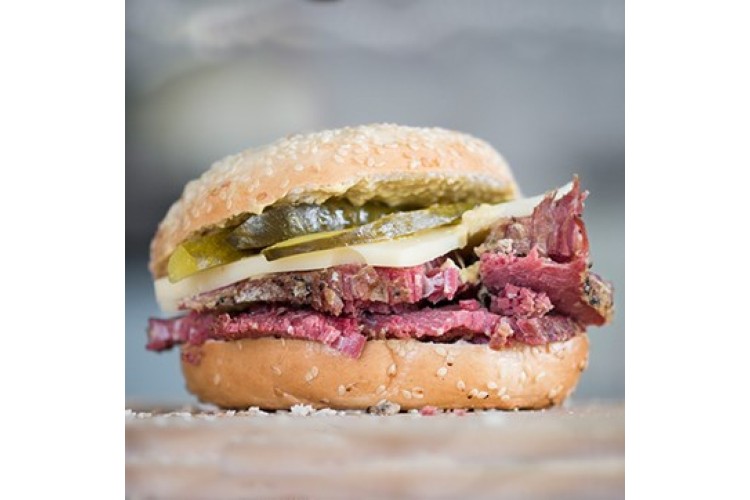 Pastrami & Mustard Bagel