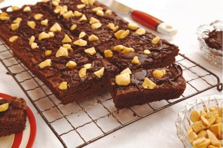 Vegan/GF Cinder Toffee Brownie 